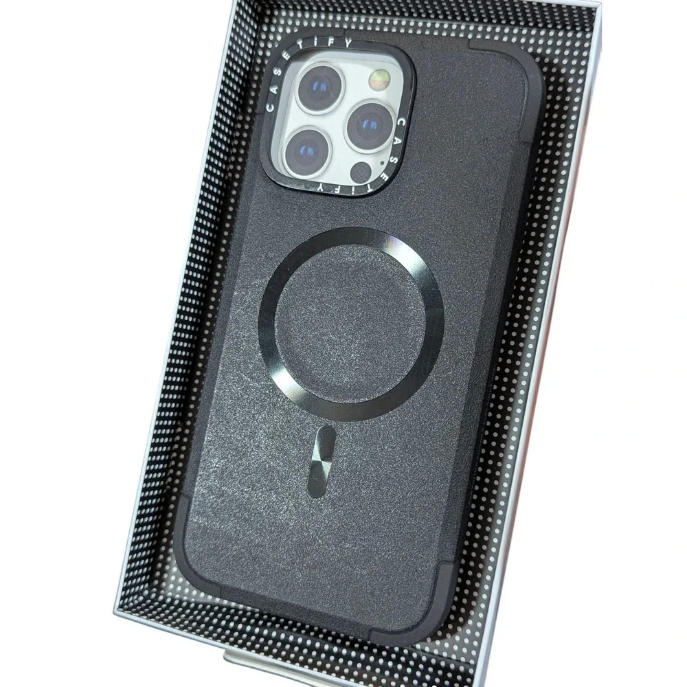 C3U CASETiFY Force‎ Case w/ Magsafe for iPhone 16 Pro Max - Black Used